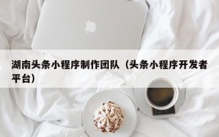 山南湖南头条小程序制作团队（头条小程序开发者平台）